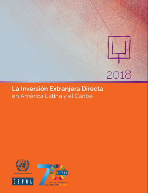 Portada del documento de La Inversin Extranjera Directa en Amrica Latina y el Caribe 2018